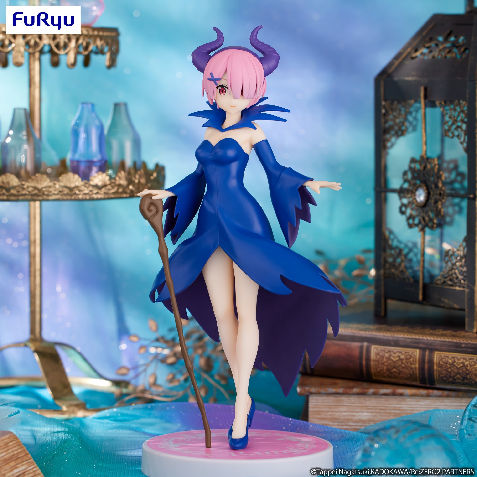 Furyu Figures Sss: Re Zero Starting Life In Another World - Ram Sleeping Beauty Another Color
