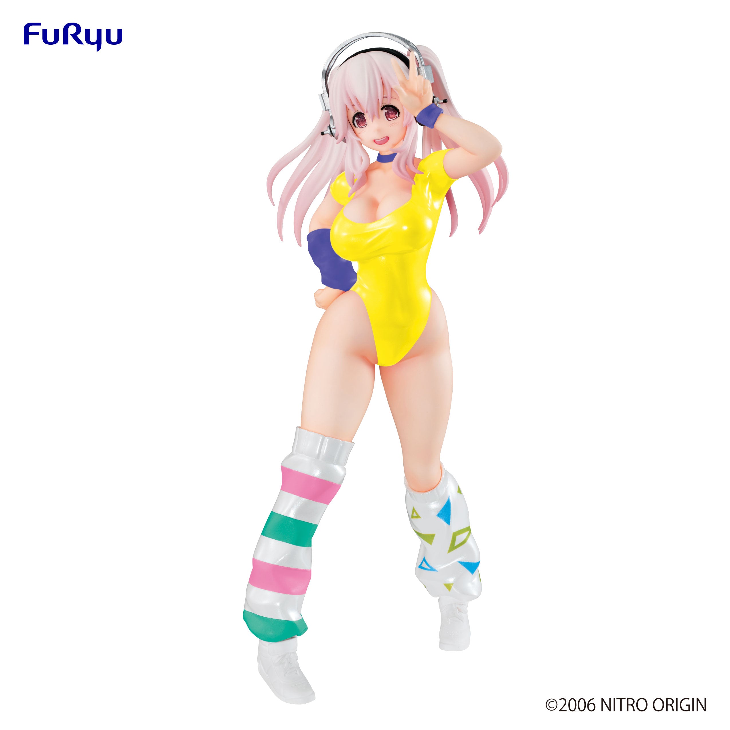 Furyu Figures: Super Sonico - Super Sonico Concept 80S Another Color Yellow