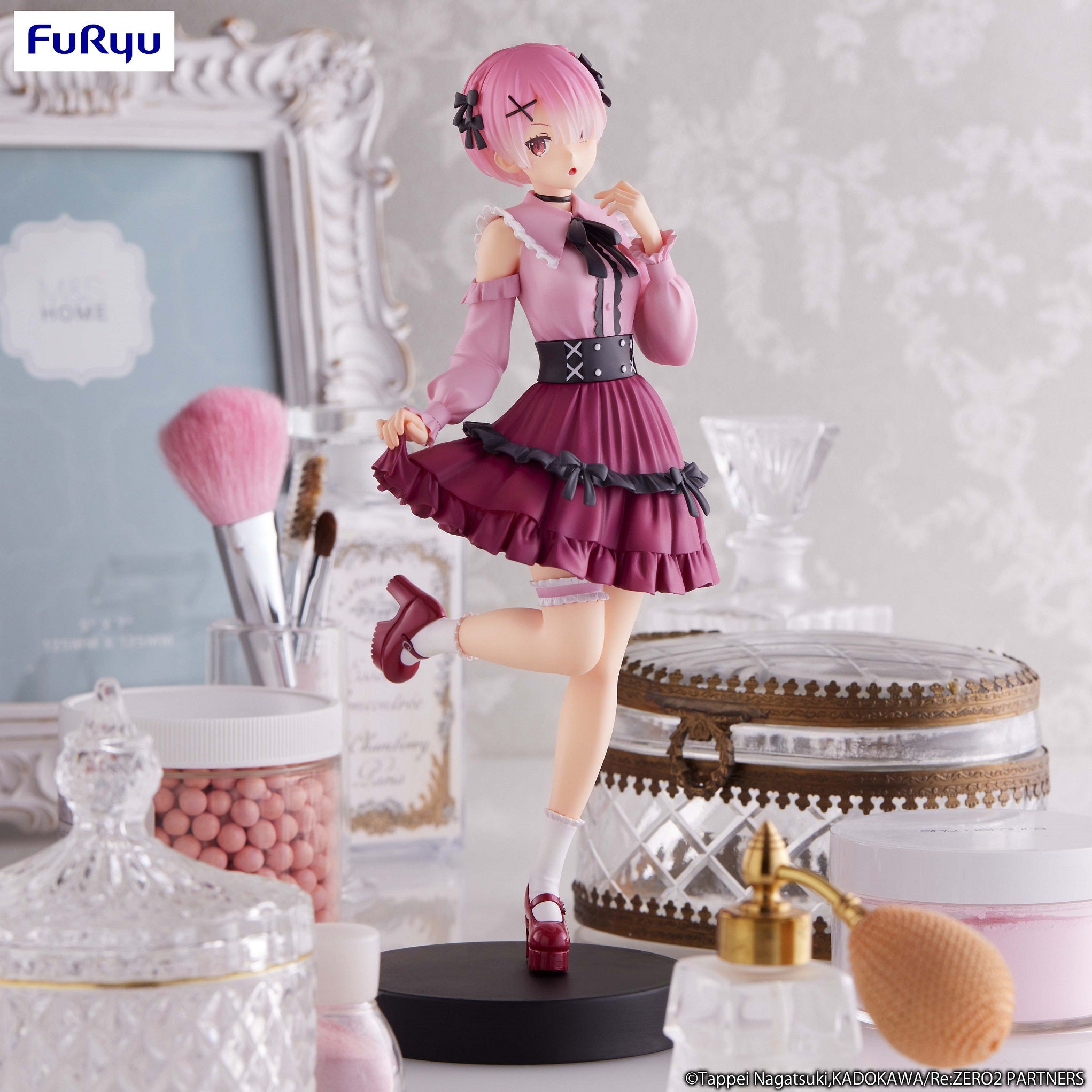 Furyu Figures Trio Try It: Re Zero Starting Life In Another World - Ram Girly Outfit