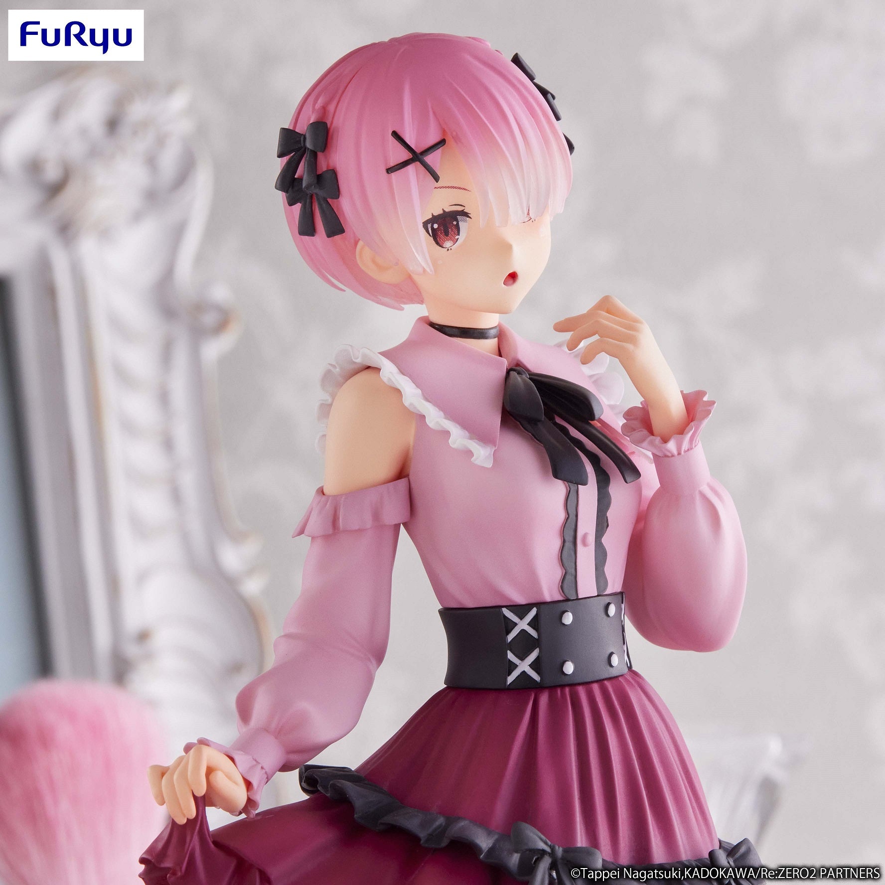 Furyu Figures Trio Try It: Re Zero Starting Life In Another World - Ram Girly Outfit