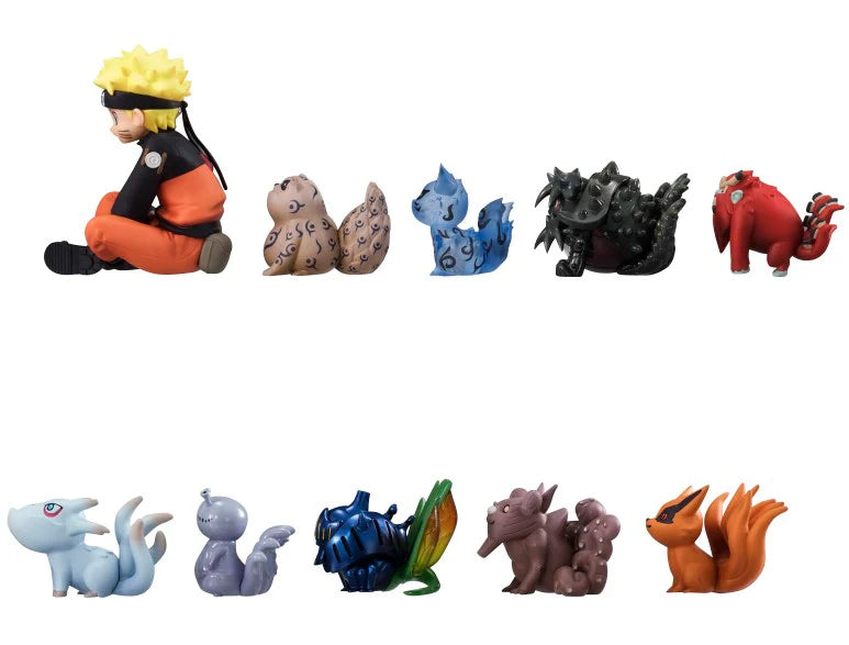 Megahouse Figures Gem Series: Naruto Shippuden Gaiden - Set Naruto Uzumaki Y Biju