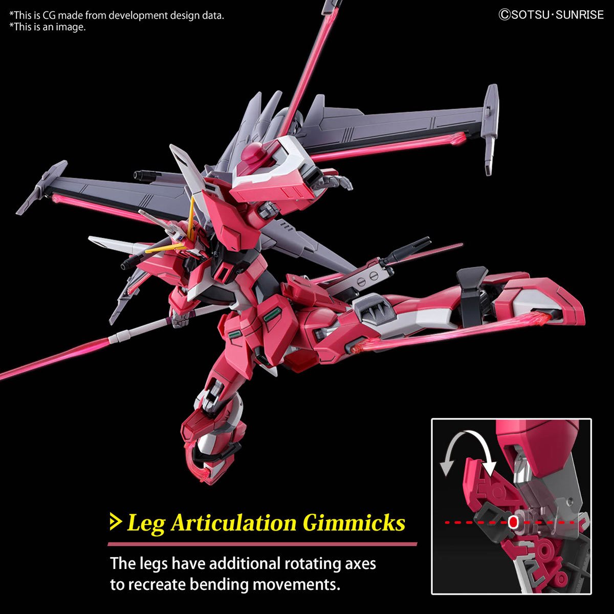 Bandai Hobby Gunpla High Grade Model Kit: Mobile Suit Gundam Seed Freedom - Infinite Justice Type II Escala 1/144 Kit De Plastico