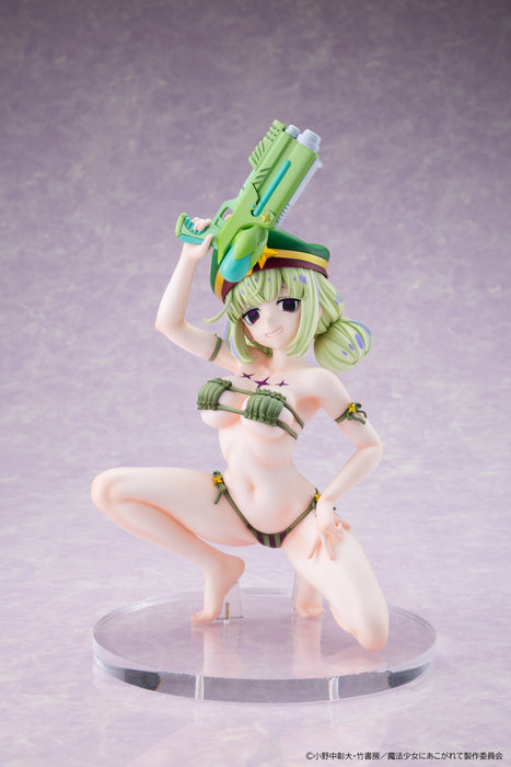 Kadokawa Scale Figure: Gushing Over Magical Girls - Leoparde Swimsuit Escala 1/6