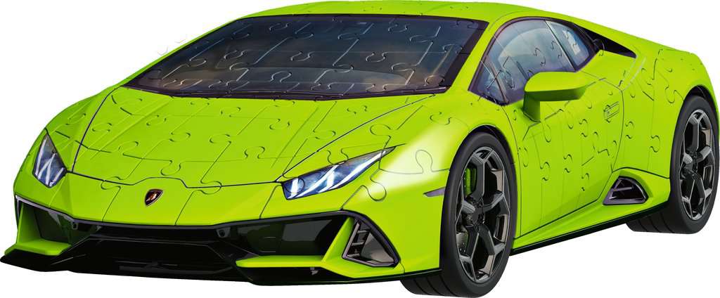 Ravensburger Rompecabezas 3D: Autos - Lamborgini Huracan Evo Verde