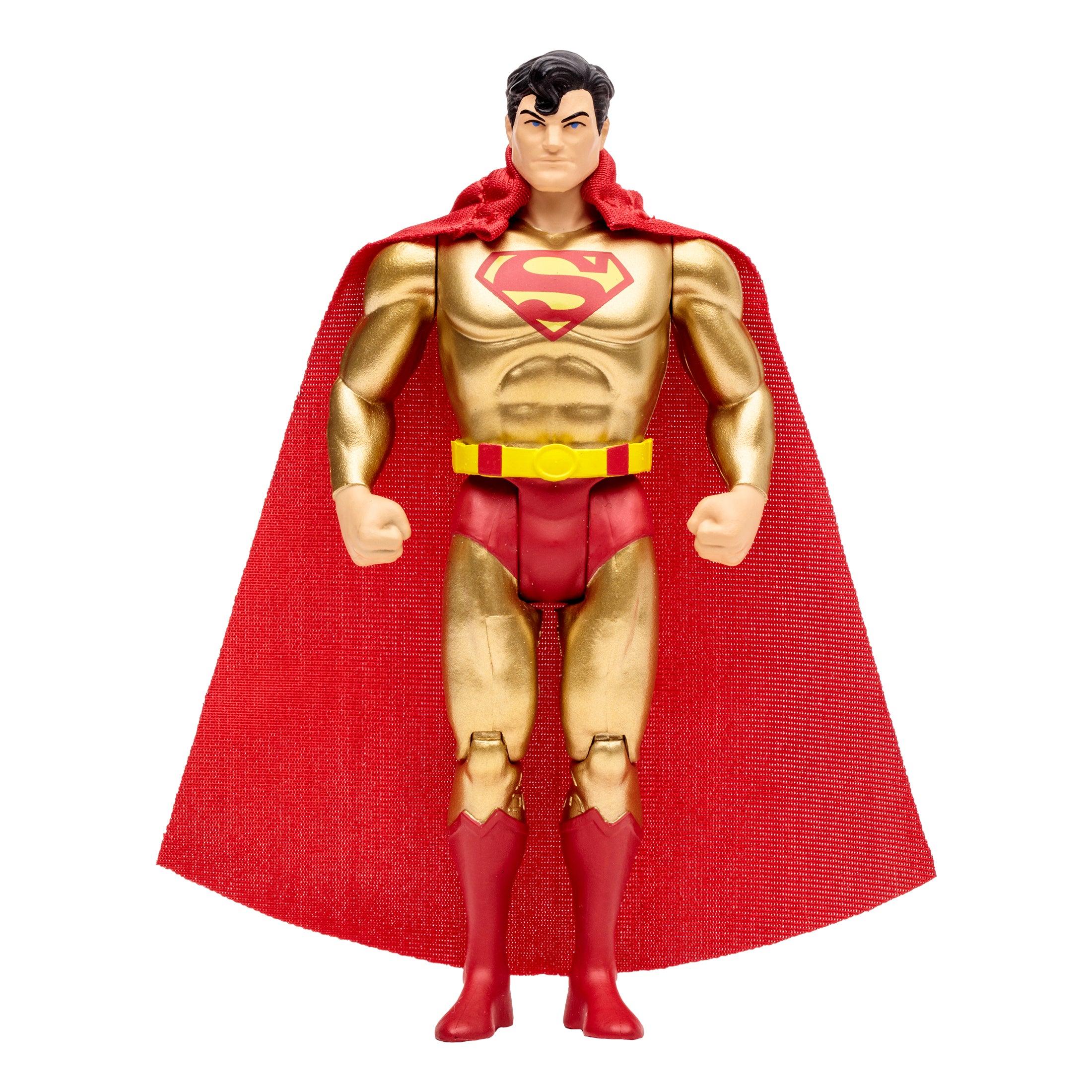 DC Direct Super Powers Figura de Accion: DC Comics Superman 40 Aniversario - Superman Gold Edition 4.5 Pulgadas