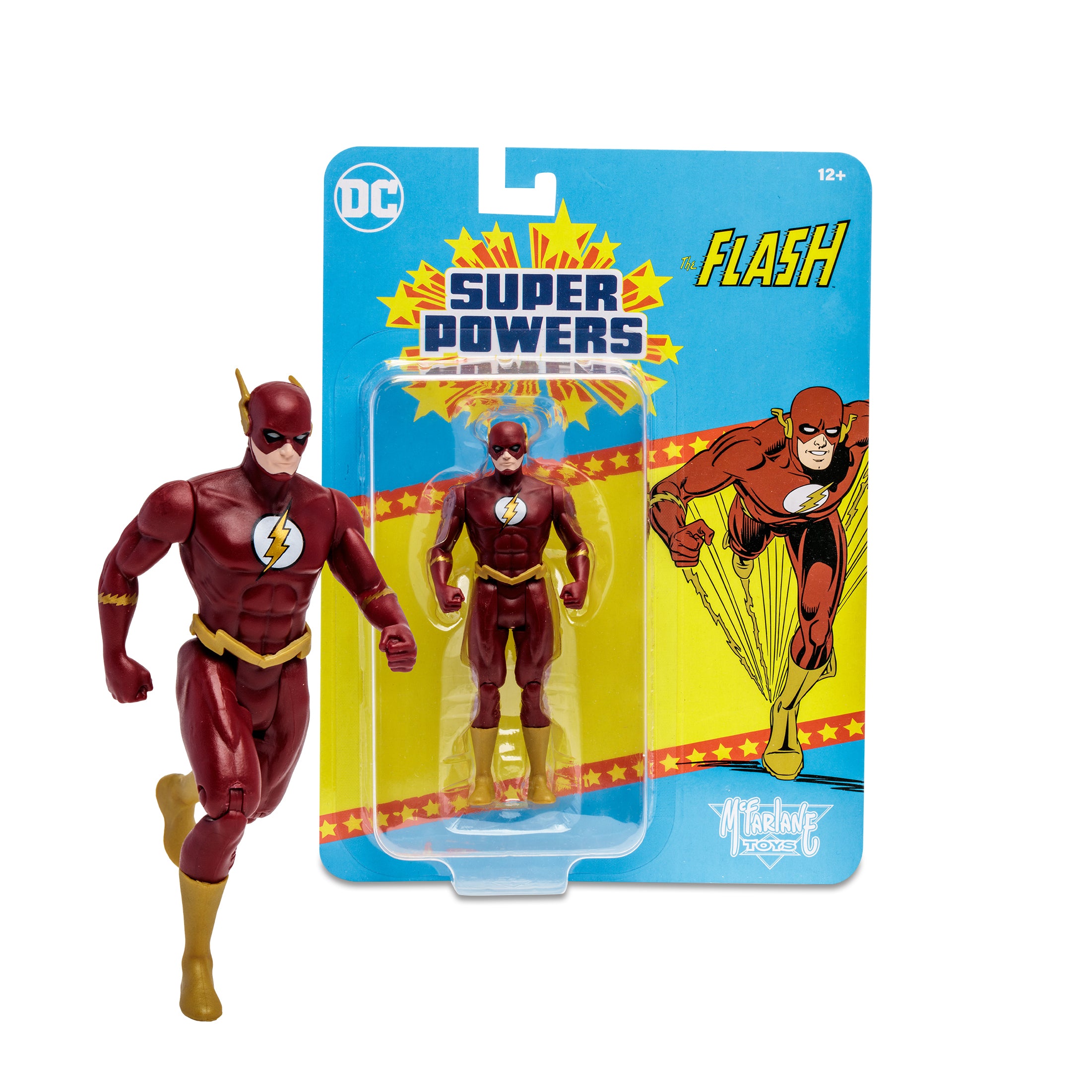 McFarlane Super Powers Figura de Accion: DC The Flash Opposites Attract - Flash 4.5 Pulgadas