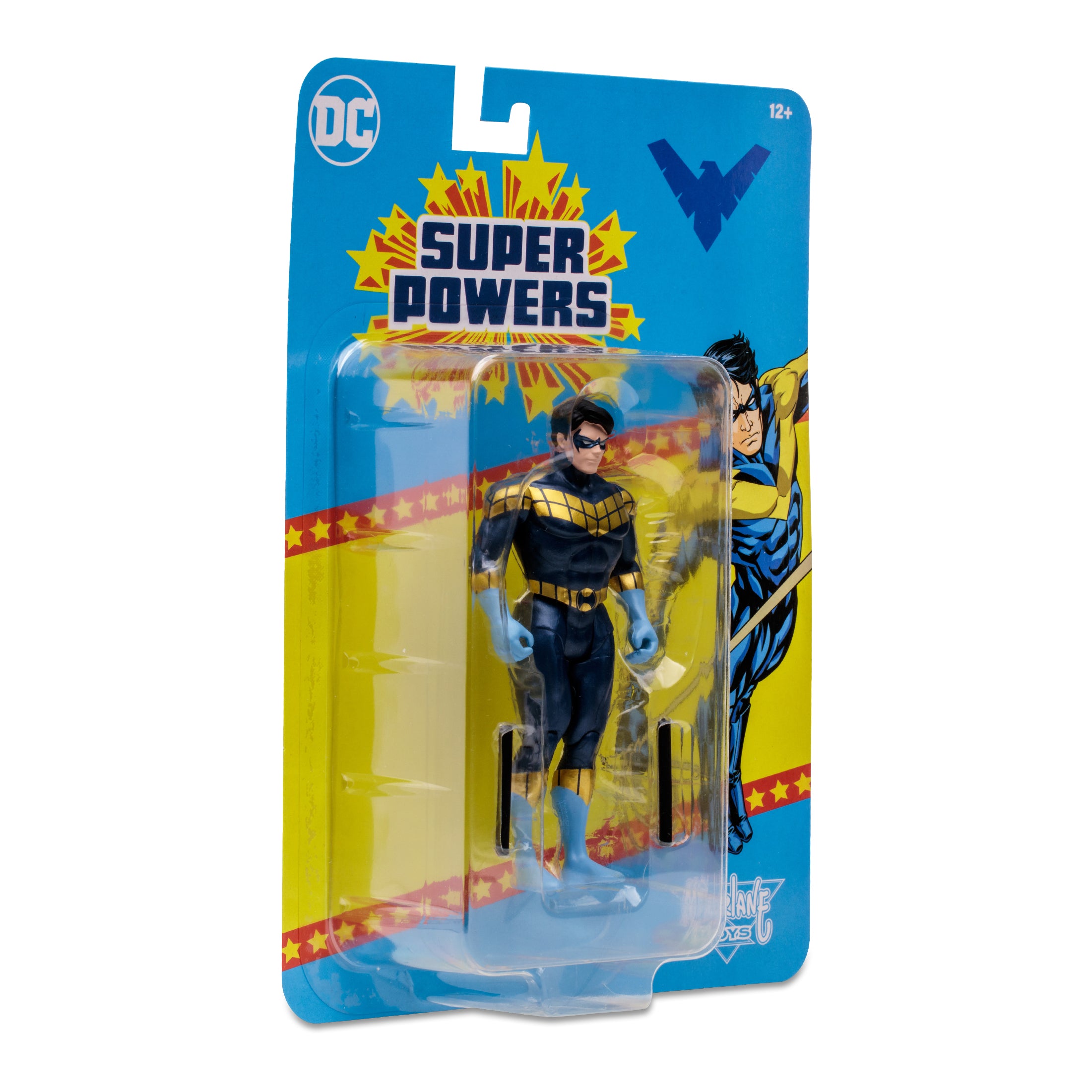 McFarlane Super Powers Figura de Accion: DC Batman Knightfall - Nightwing 4.5 Pulgadas