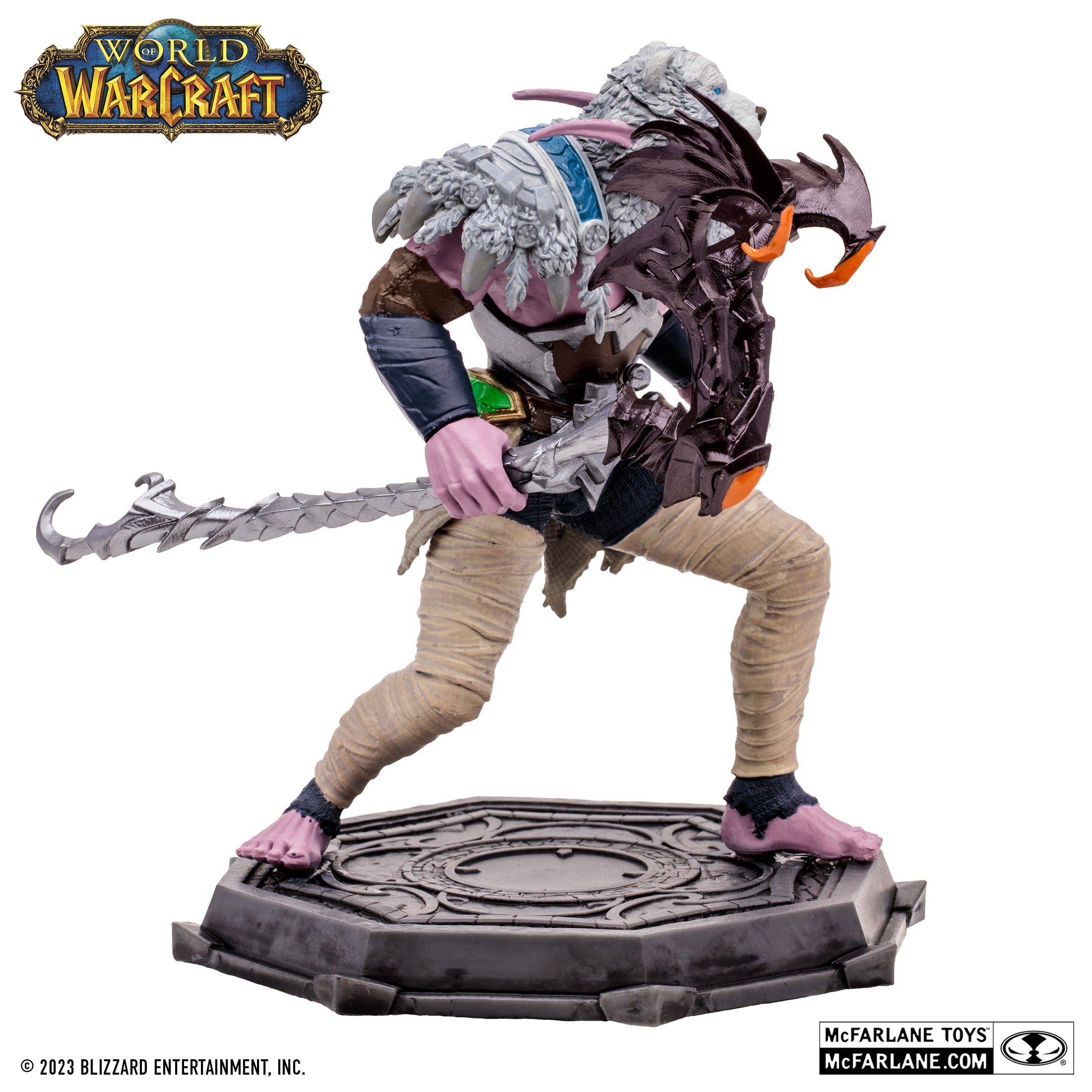 McFarlane Estatua: World Of Warcraft - Elfo de la Noche Druida Picaro Common Escala 1/12