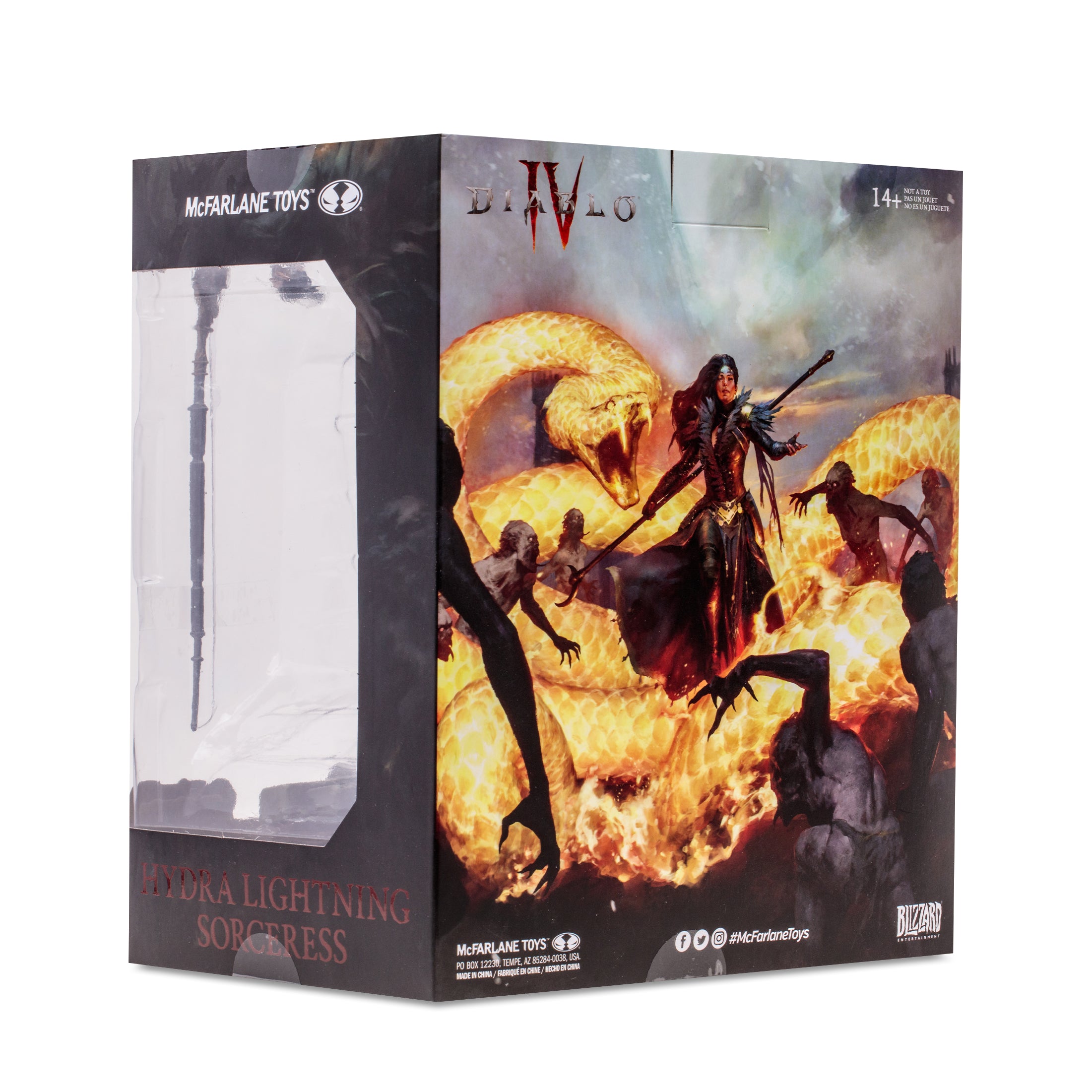 McFarlane Estatua: Diablo IV - Hechicera Hydra Lightning Common Escala 1/12