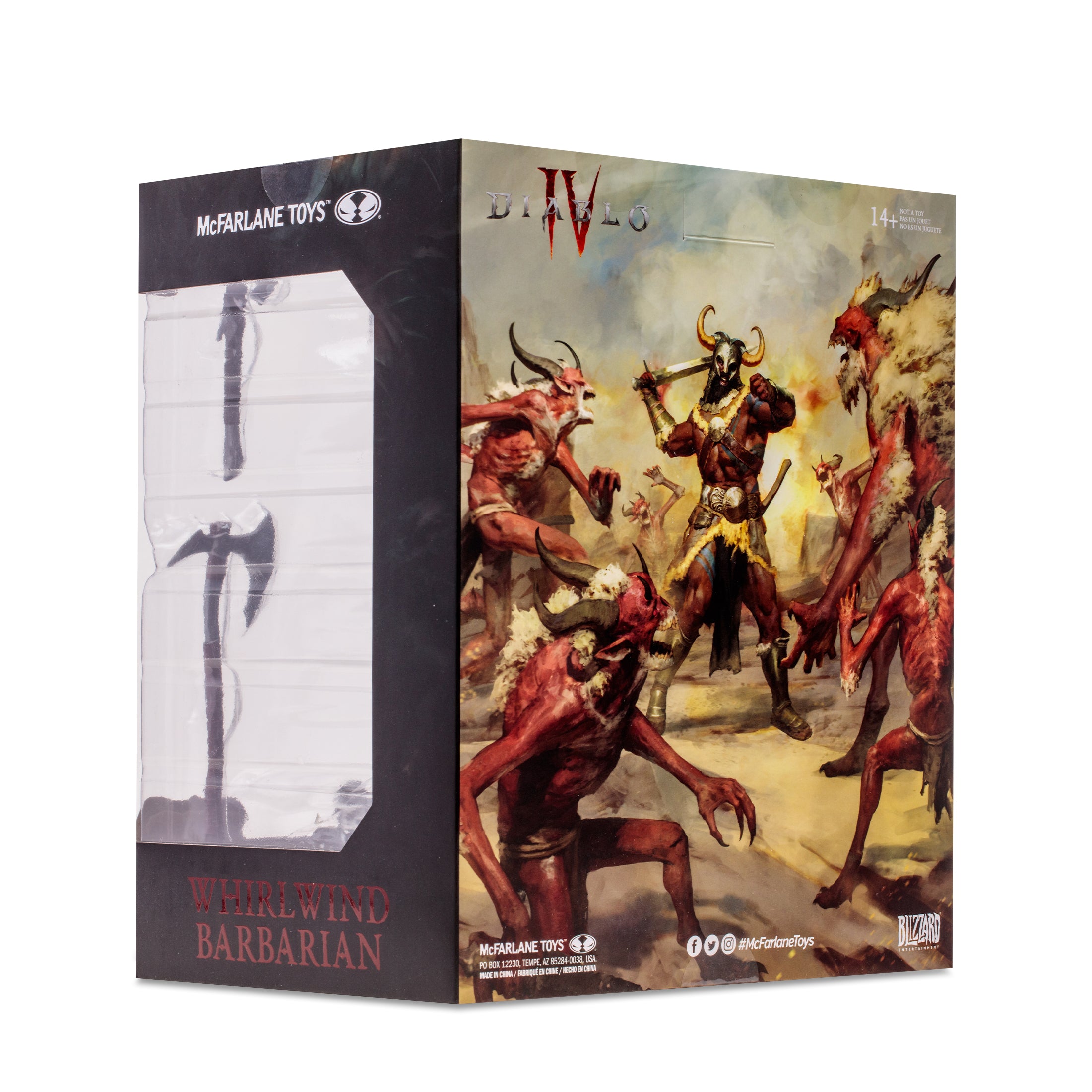 McFarlane Estatua: Diablo IV - Barbaro Whirlwind Epic Escala 1/12