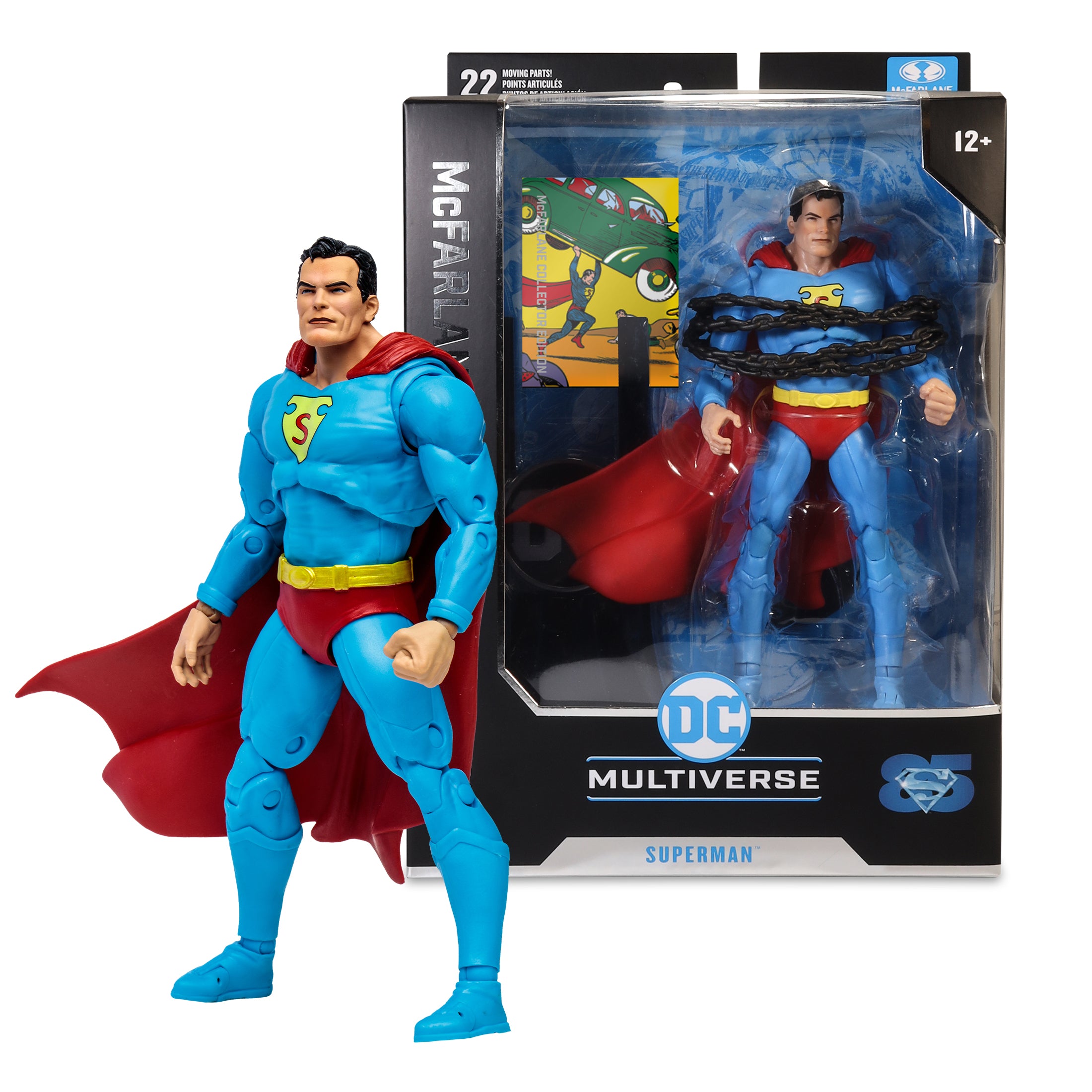 McFarlane Collector Figura de Accion: DC Superman Action Comics - Superman 7 Pulgadas
