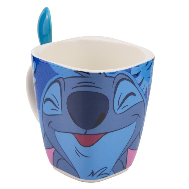 Copy of Fun Kids Tarro De Ceramica Con Cuchara: Disney Lilo y Stitch - Stitch 440 ml