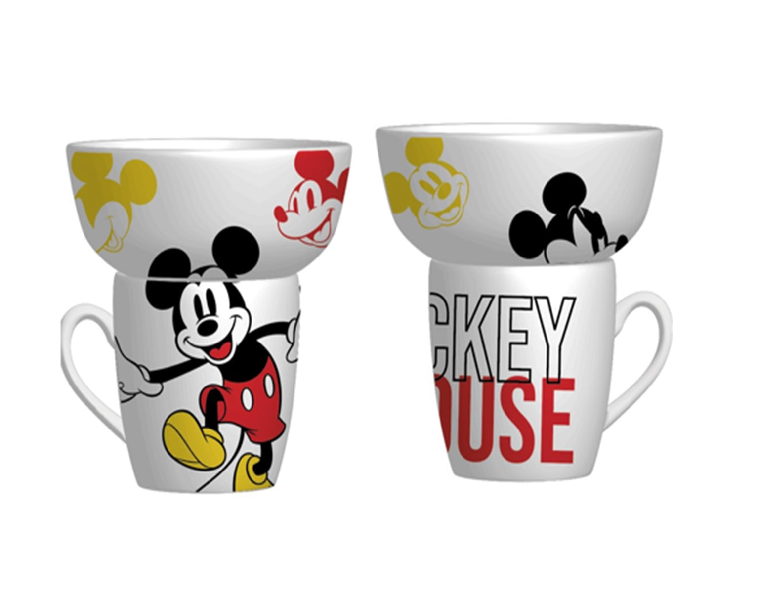 Fun Kids Juego De Tazon Y Tarro De Ceramica: Disney - Mickey