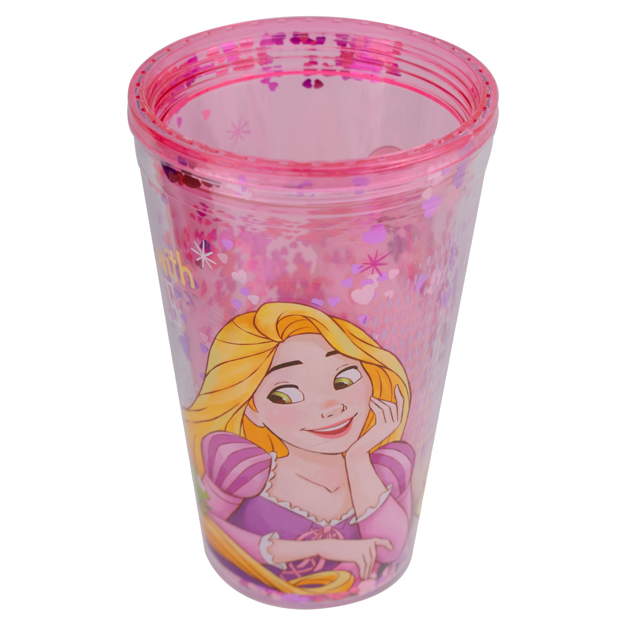 Fun Kids Vaso Con Tapa De Domo: Disney - Rapunzel 500 ml