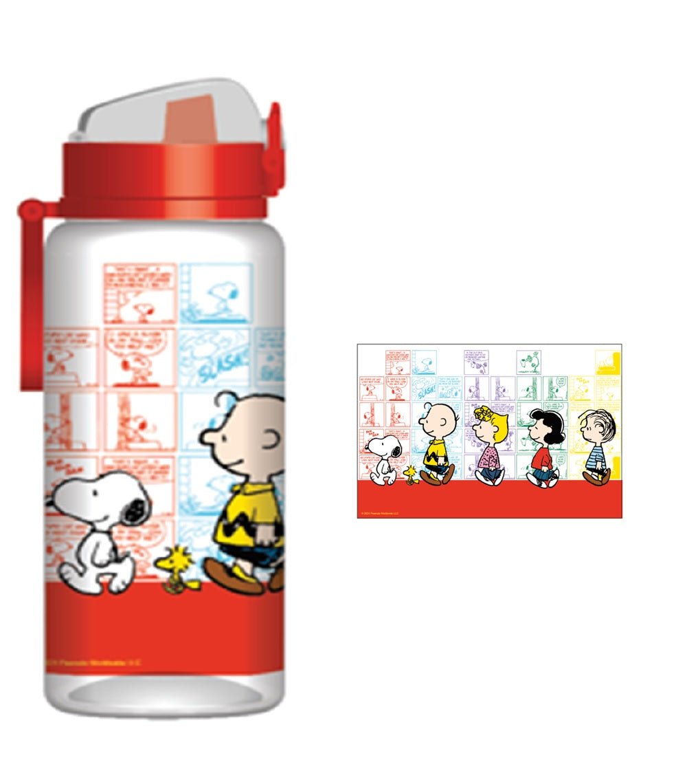 Fun Kids Botella: Charlie Brown - Snoopy Con Amigos 950 ml