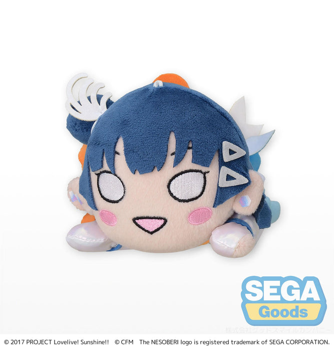 Sega Plushies Nesoberi Lay Down: Love Live Sunshine X Hatsune Miku - Yoshiko Tsushima Peluche