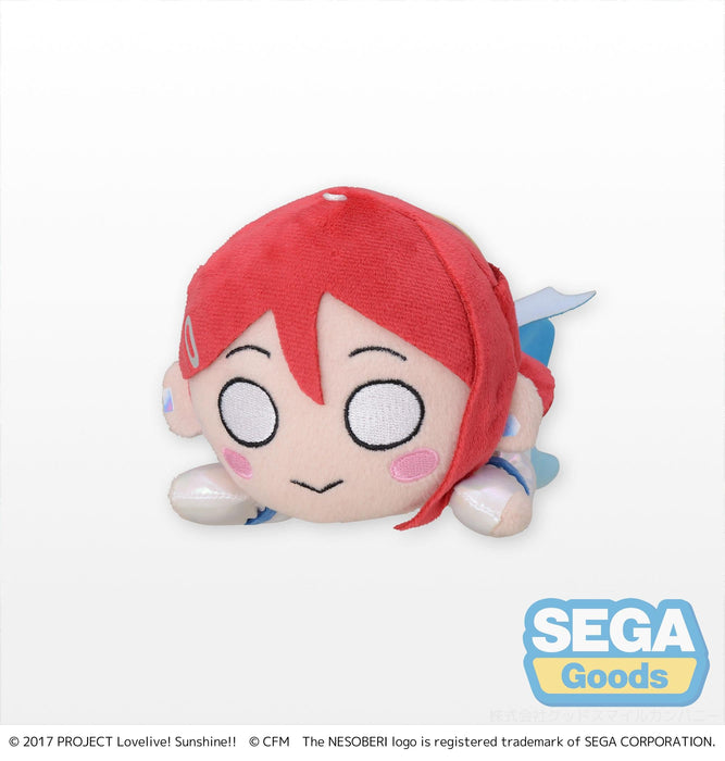Sega Plushies Nesoberi Lay Down: Love Live Sunshine X Hatsune Miku - Riko Sakurauchi Mini Peluche