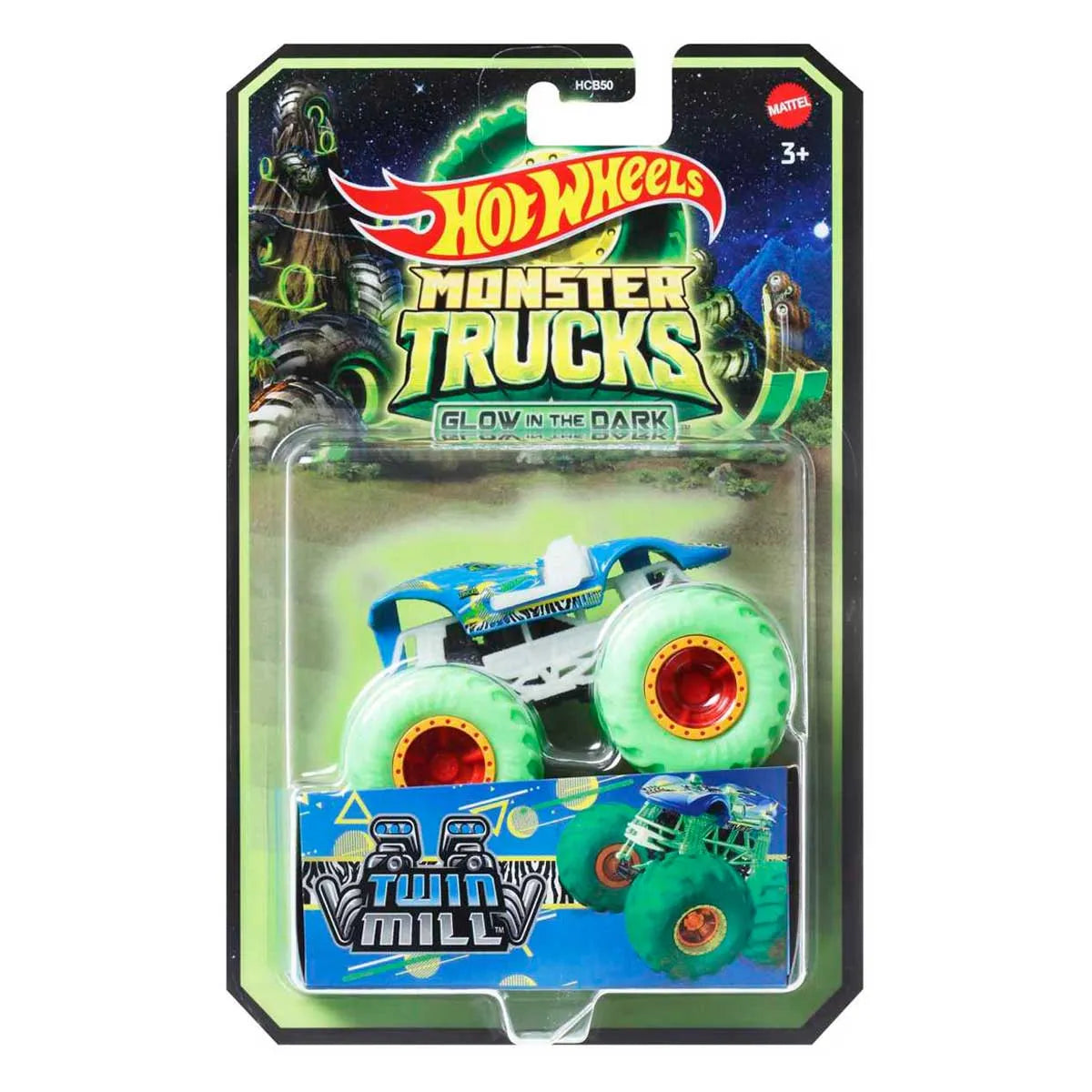 Hot Wheels Monster Trucks: Glow Surtido Escala 1/64