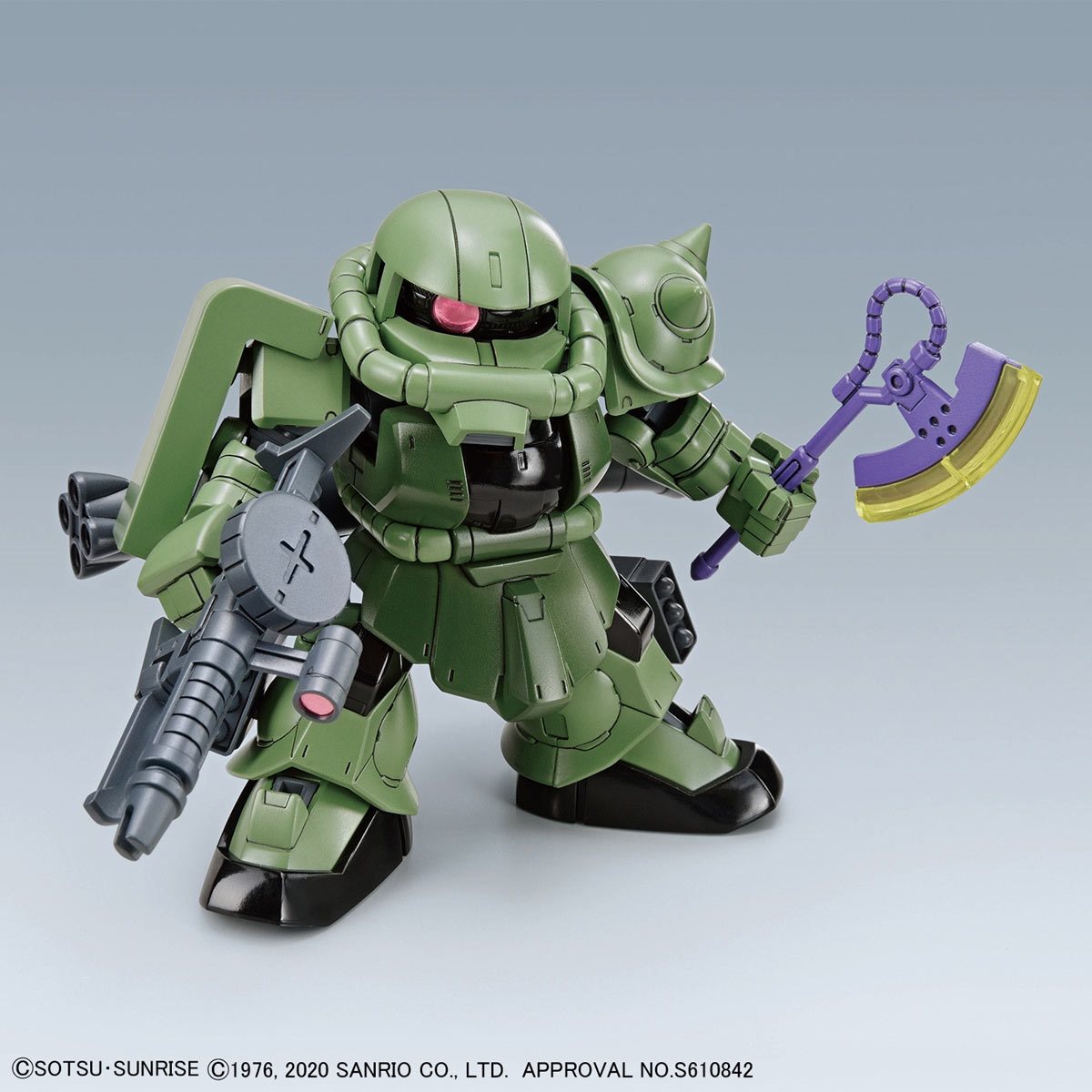 Bandai Hobby Gunpla Model Kit: Mobile Suit Gundam Hello Kitty - Hello Kitty y Zaku II Kit De Plastico