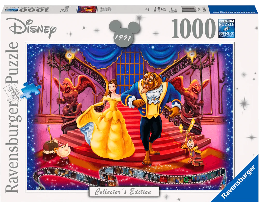 Ravensburger Rompecabezas Adultos: Disney - La Bella y La Bestia 1991 1000 piezas