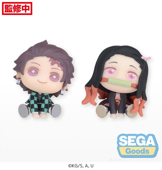 Sega Figures Qyurume: Demon Slayer Kimetsu No Yaiba - Tanjiro Kamado Y Nezuko Kamado Minifigura Sorpresa
