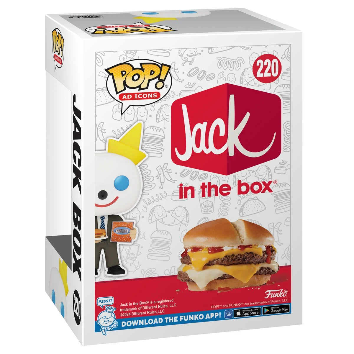 Funko Pop Ad Icons: Jack In The Box - Jack Box Meaty Cheesy Boys