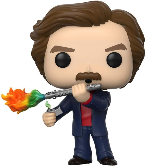 Funko Pop Movies: Anchorman - Ron y Flauta de Fuego Exclusivo Funko Shop