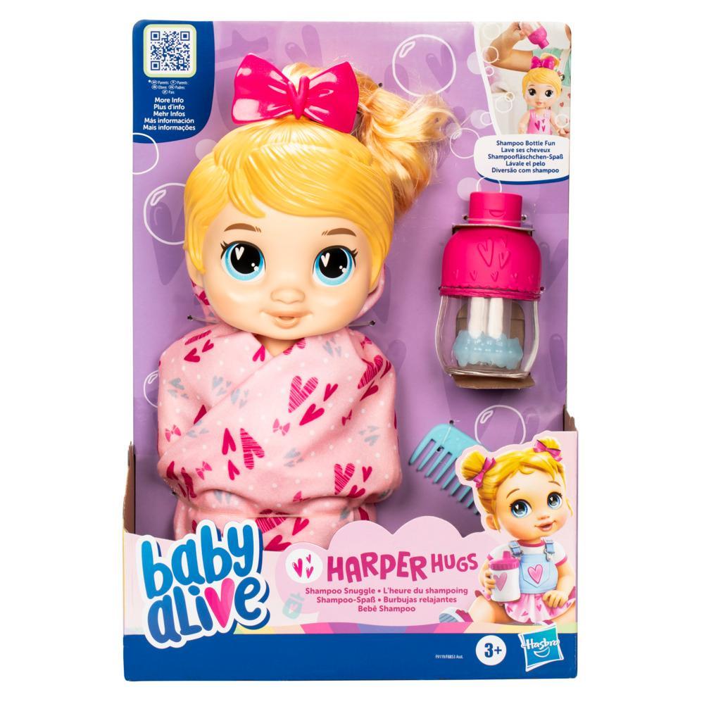 Baby Alive: Mu√±eca Harper Hugs Burbujas Relajantes