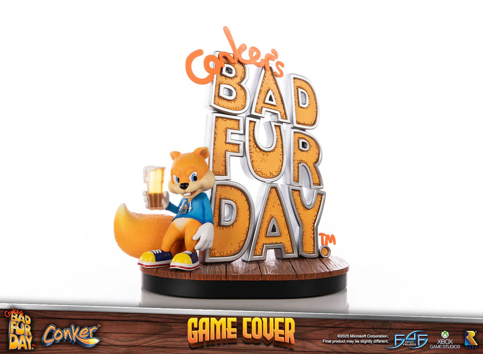 First 4 Figures: Conkers Bad Fur Day - Game Cover Standard Edition 17 Pulgadas