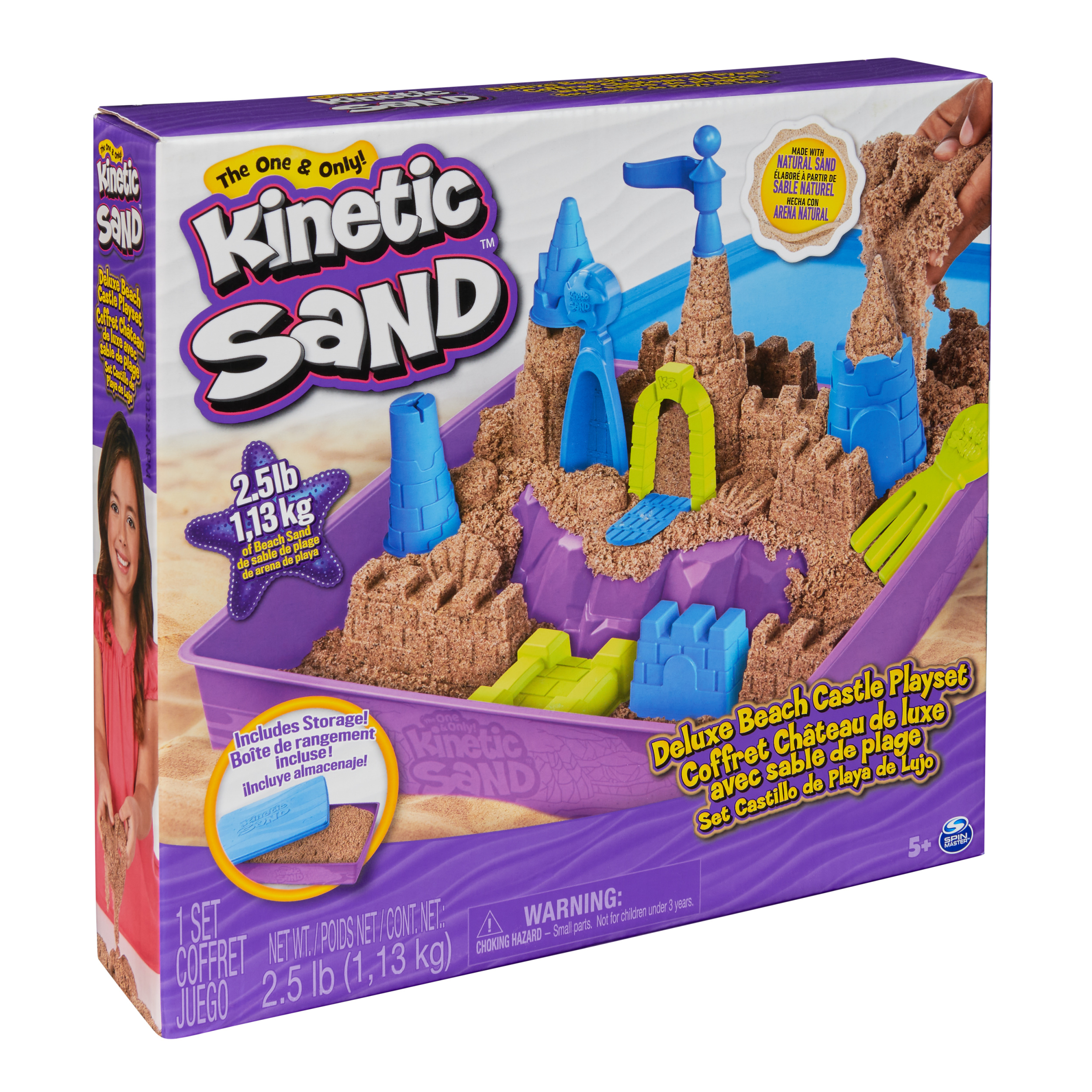 Kinetic Sand: Set De Castillo Playa De Lujo