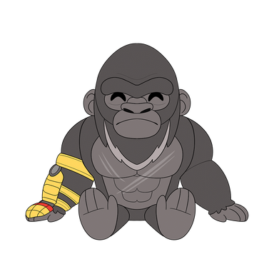 Youtooz Plush: Godzilla X Kong The New Empire - Beast Glove Kong Peluche 9 Pulgadas