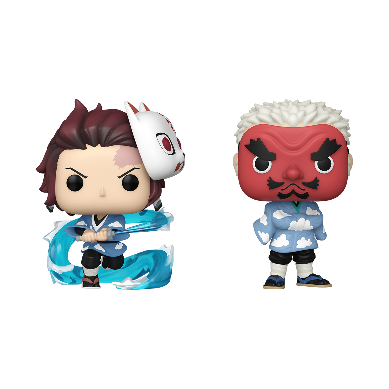 Funko Pop Animation: Demon Slayer - Tanjiro Kamado y Sakonji Urokodaki 2 Pack Exclusivo SDCC 2023