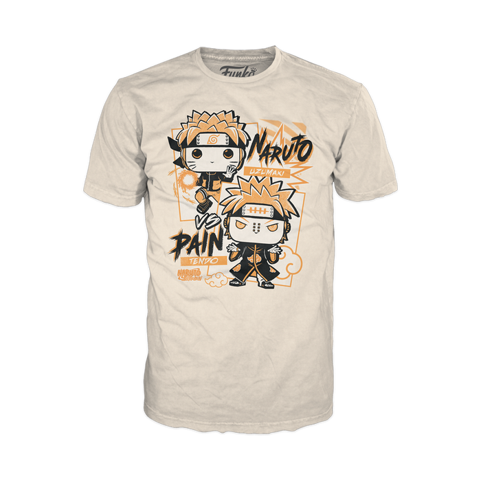 Funko Boxed Tee: Naruto Shippuden - Naruto VS Pain Playera Extra Chica