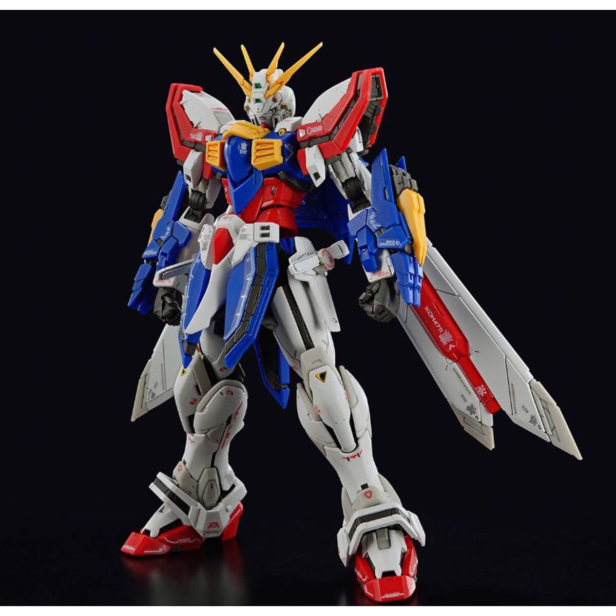 Bandai Hobby Gunpla Real Grade Model Kit: Mobile Fighter G Gundam - God Gundam GF13 017NJII Escala 1/144