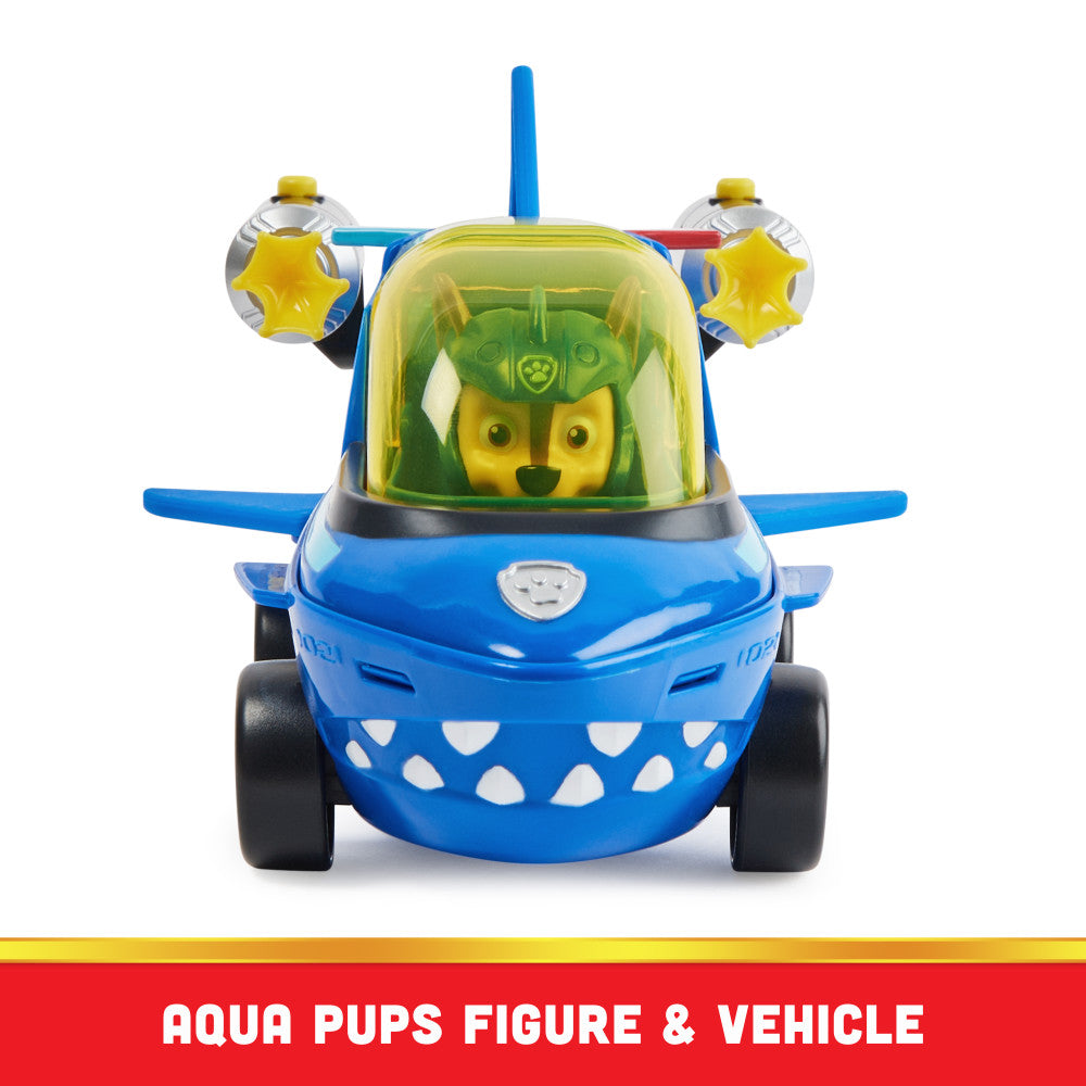 Paw Patrol: Aqua Pups - Chase Con Vehiculo Acuatico