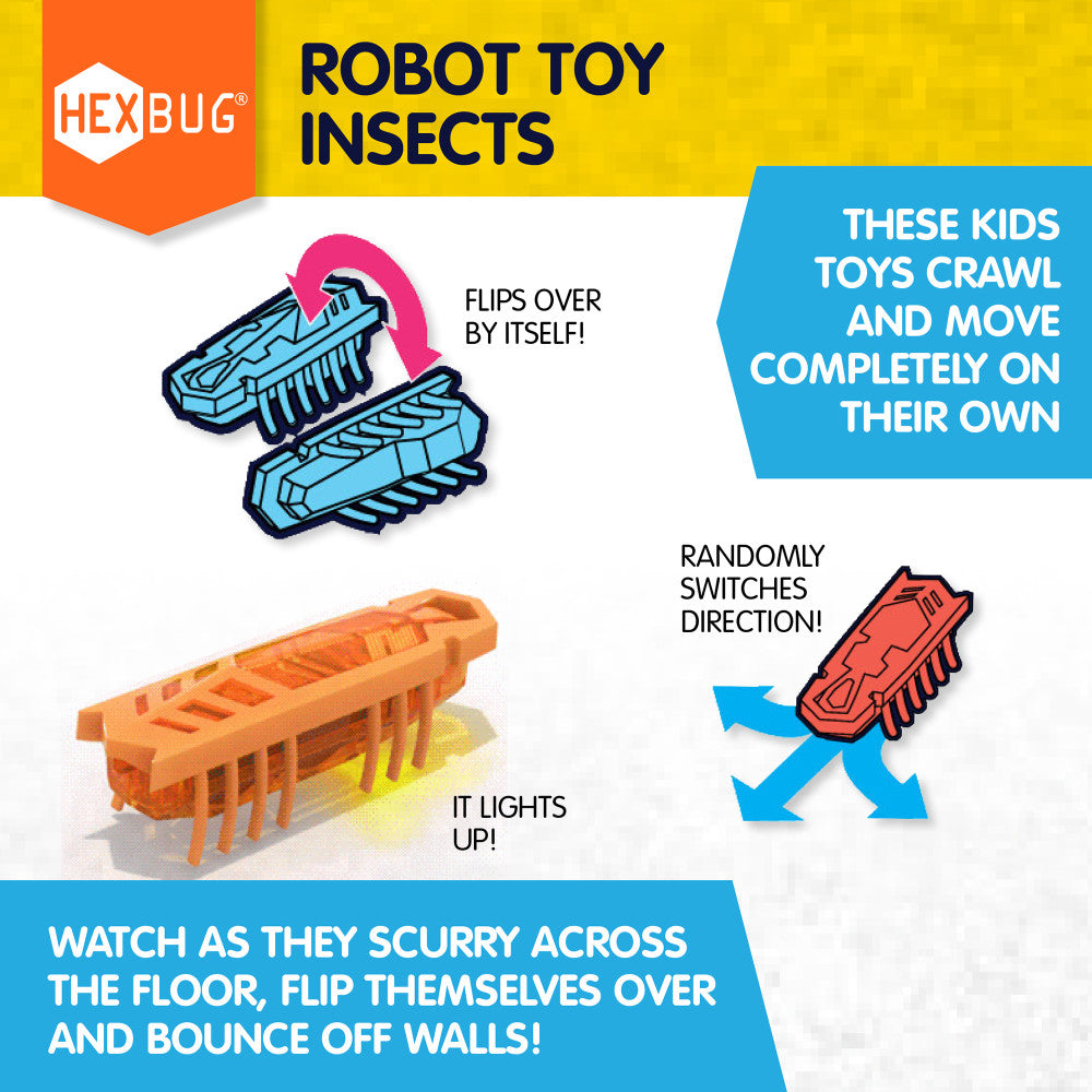 Hexbug: Micro Robotic Creatures - Nano Flash 5 Pack