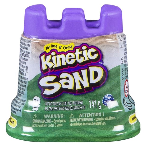 Kinetic Sand: Contenedor Basico De Arena - Color Verde