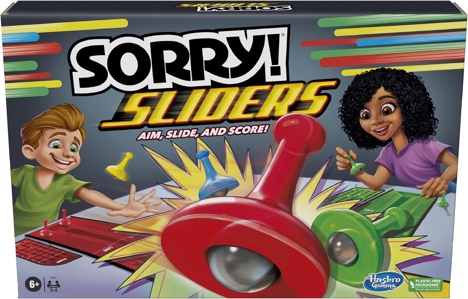 Hasbro Gaming: Sorry Sliders Juego De Mesa