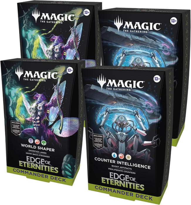 Magic The Gathering: Edge Of Eternities - Commander Deck Bundle En Español
