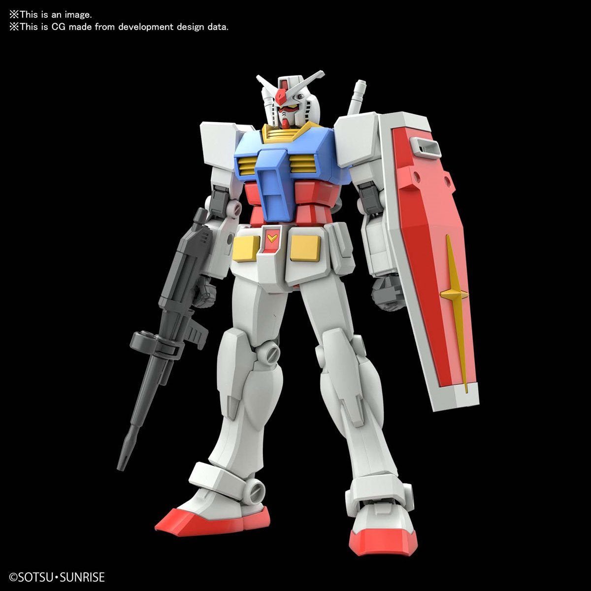 Bandai Hobby Gunpla Entry Grade Model Kit: Mobile Suit Gundam - RX 78 2 Escala 1/144 Kit De Plastico