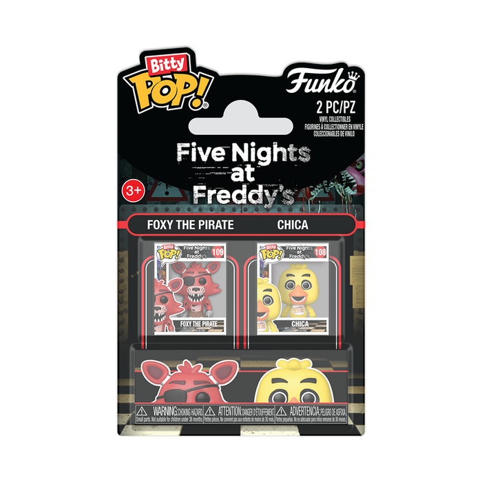 Funko Bitty Pop: Five Nights At Freddys - Foxy y Chica 2 Pack