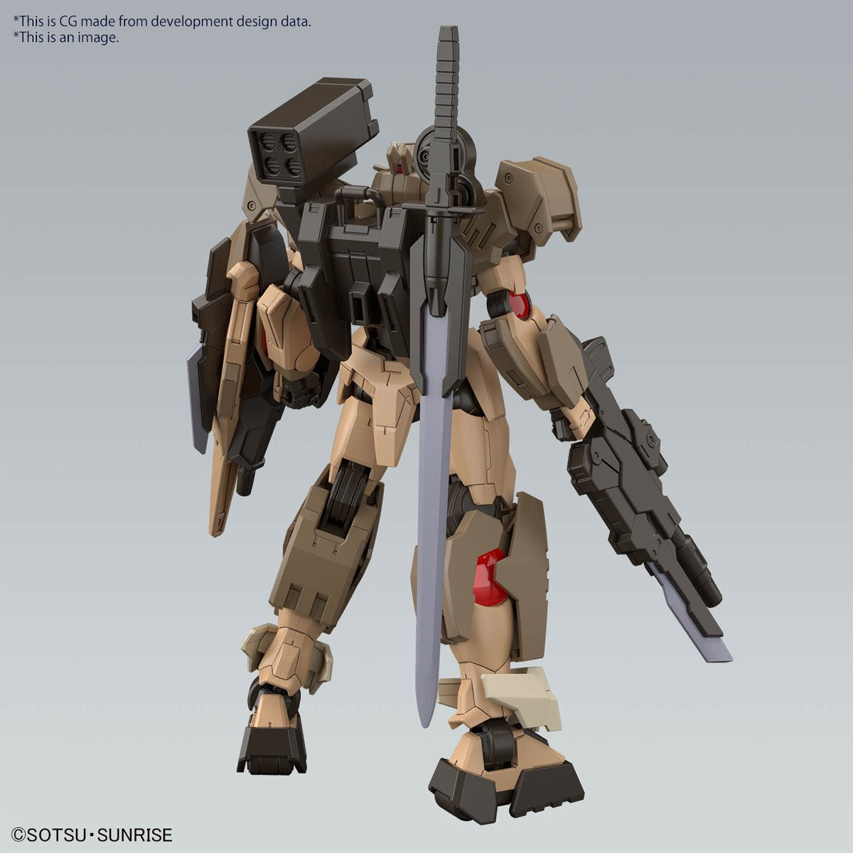 Bandai Hobby Gunpla High Grade Model Kit: Mobile Suit Gundam 00 - Command Qan Desert Escala 1/144 Kit De Plastico