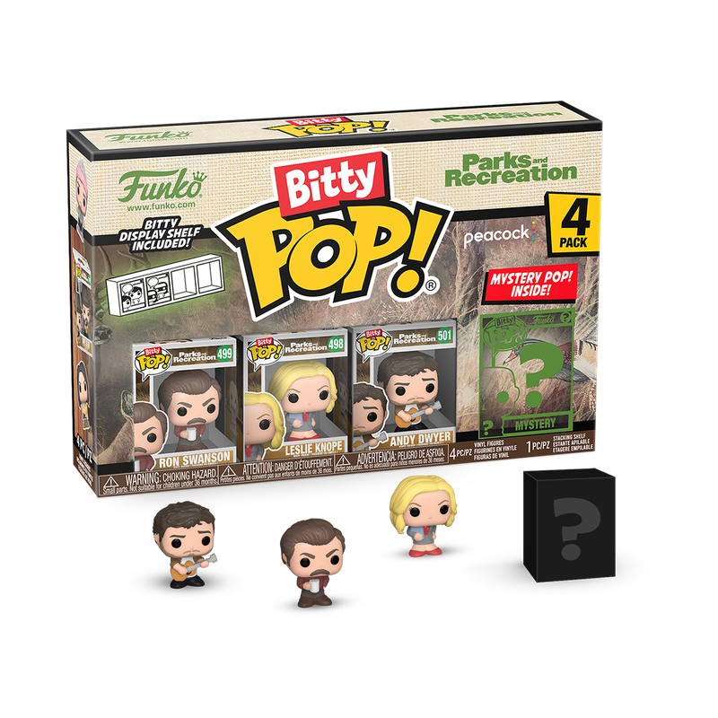 Funko Bitty Pop: Parks And Recreation - Ron  4 Pack