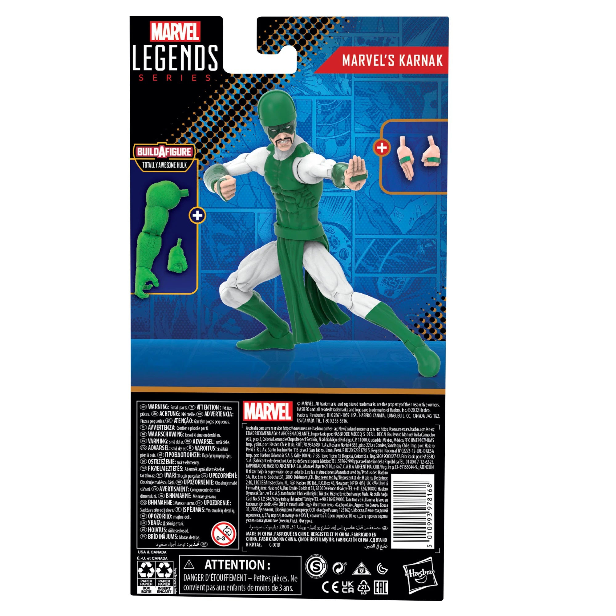 Marvel Legends Baf Totally Awesome Hulk: Marvel Comics - Karnak