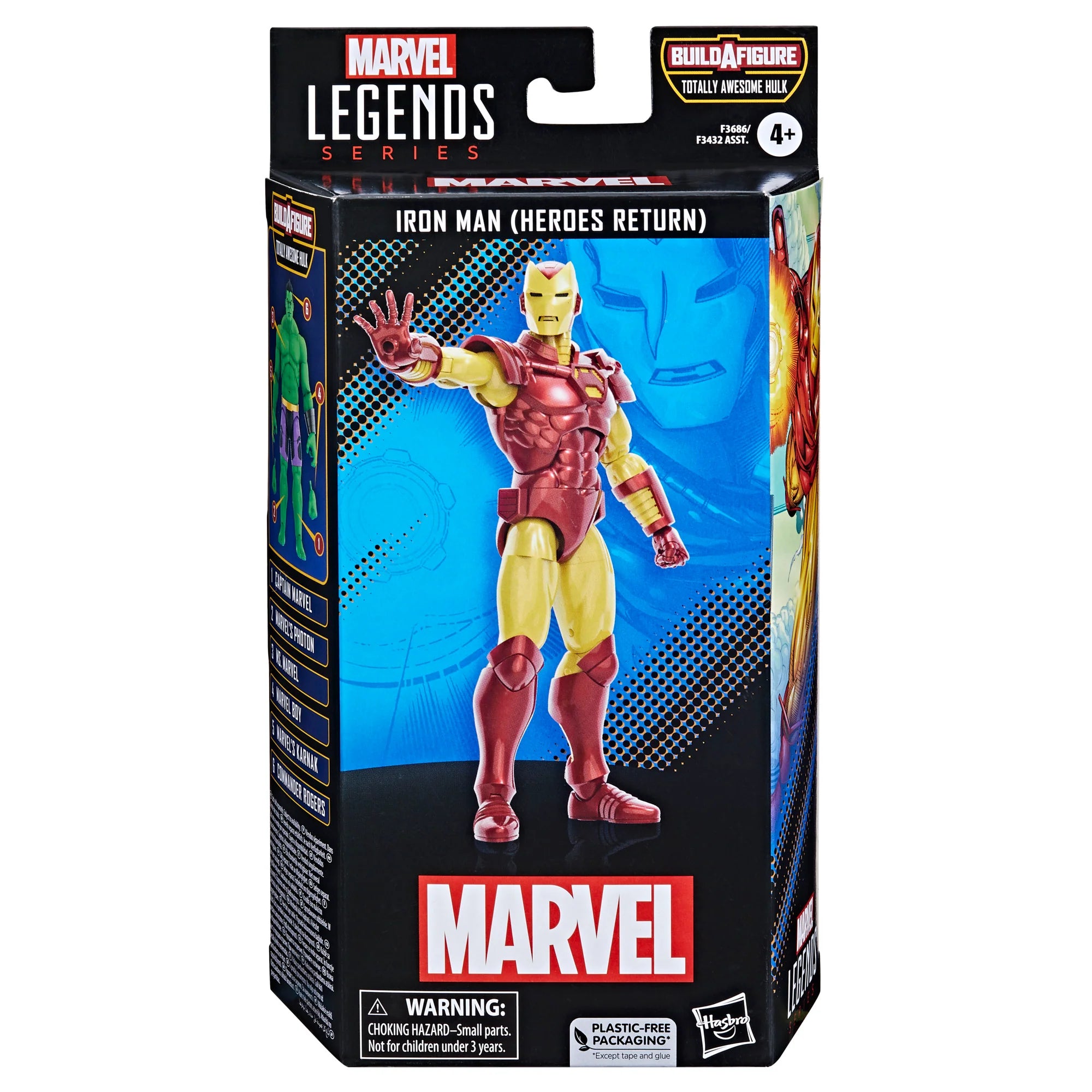Marvel Legends Baf Totally Awesome Hulk: Marvel Comics - Iron Man Heroes Return