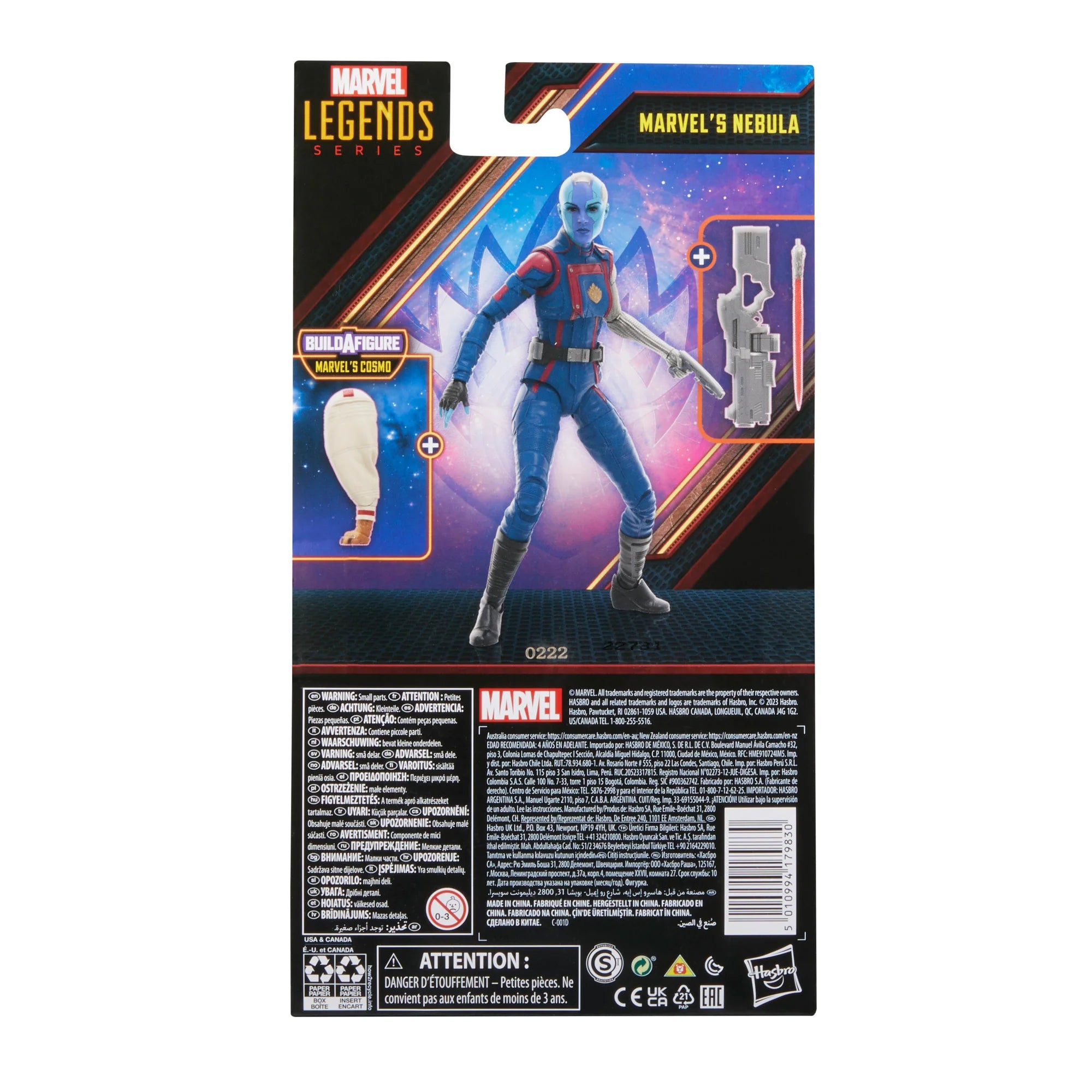 Marvel Legends Baf Cosmo: Guardianes De La Galaxia Vol 3 - Nebula