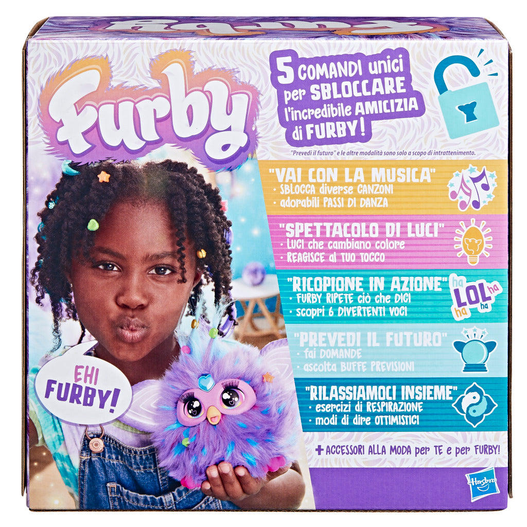 Furby: Furby Color Morado Peluche Interactivo