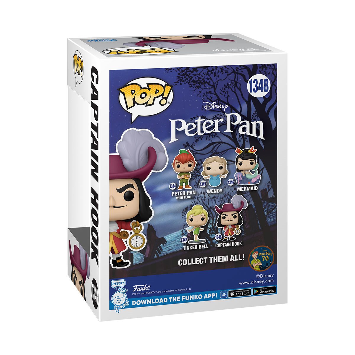 Funko Pop Disney: Peter Pan 70 Aniversario - Capitan Garfio