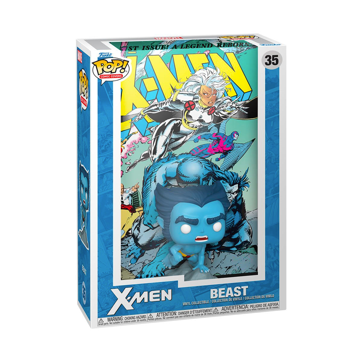 Funko Pop Comic Cover: Marvel X Men - Num 1 1991 Bestia Exclusivo