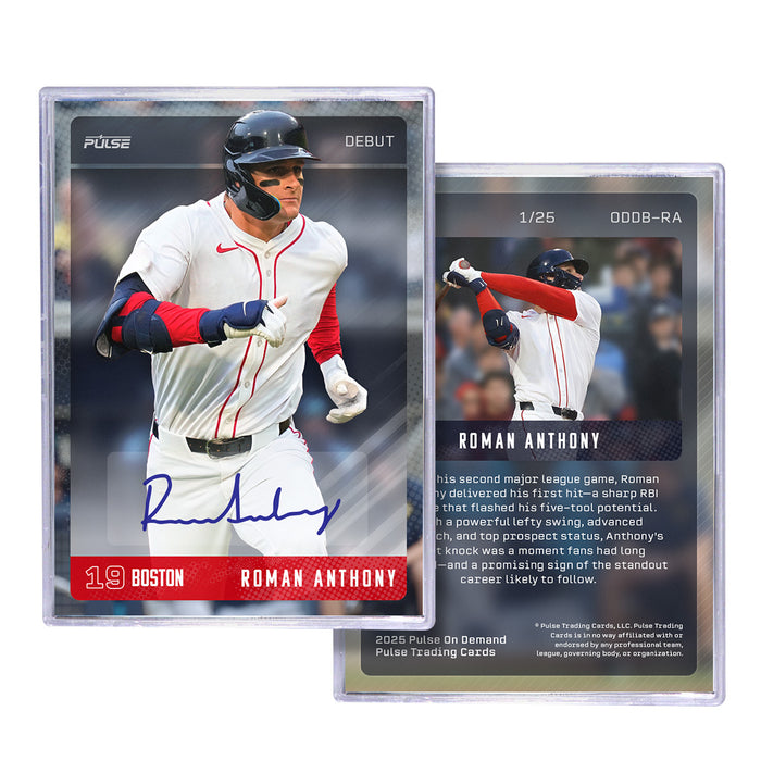 Pulse TCG MLB Boston: Debut Roman Anthony 2025 25 Pack